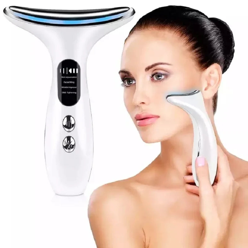 LUMISKIN™️ PRO - EMS con Led per Viso & Collo | Bellezza & Skincare Avanzata